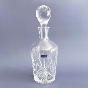 Marquis by Waterford Signed Crystal Brookside Decanter w/Stopper Brilliant Shine